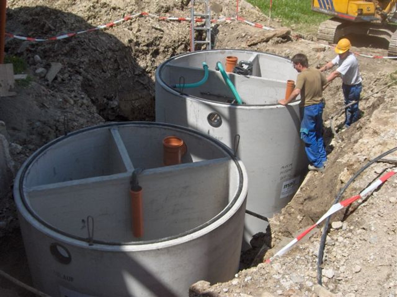 Tiefbau Bild Kläranlage